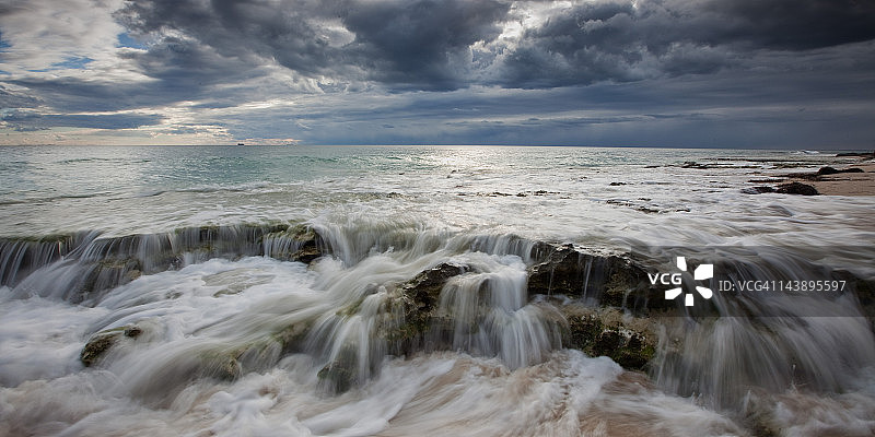 科茨洛北部地区的雷暴天气图片素材