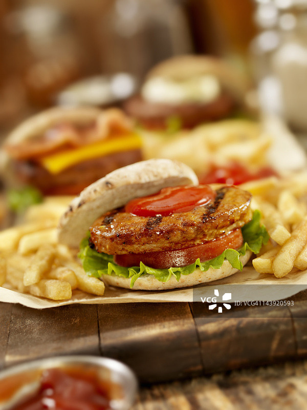 迷你汉堡图片素材