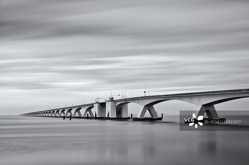 西兰大桥 - 长曝光图片素材