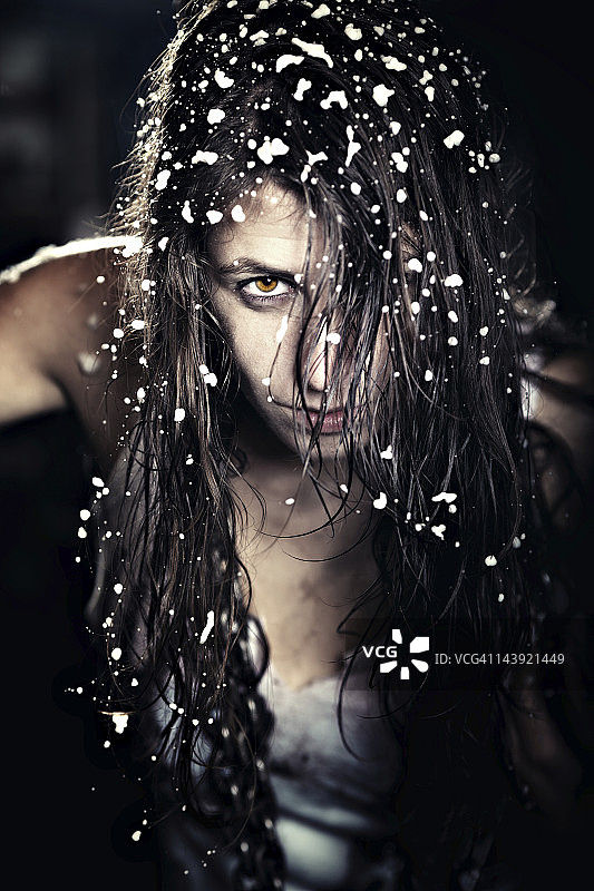 美丽的狼人图片素材