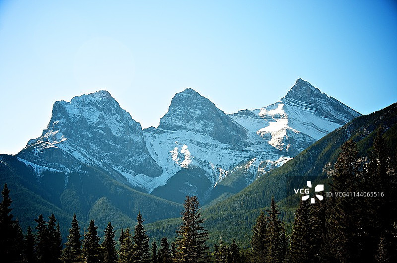 三姐妹山图片素材