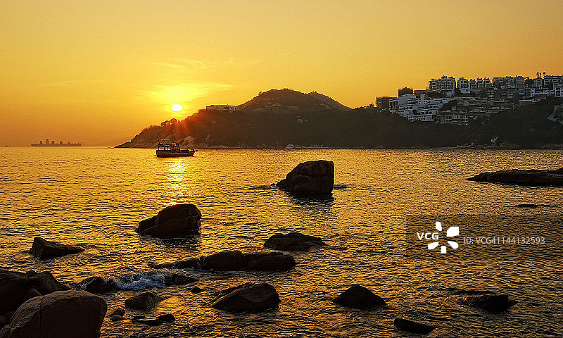 中国香港赤柱海滩图片素材