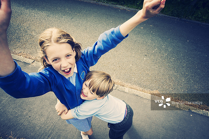 快乐的学生们图片素材
