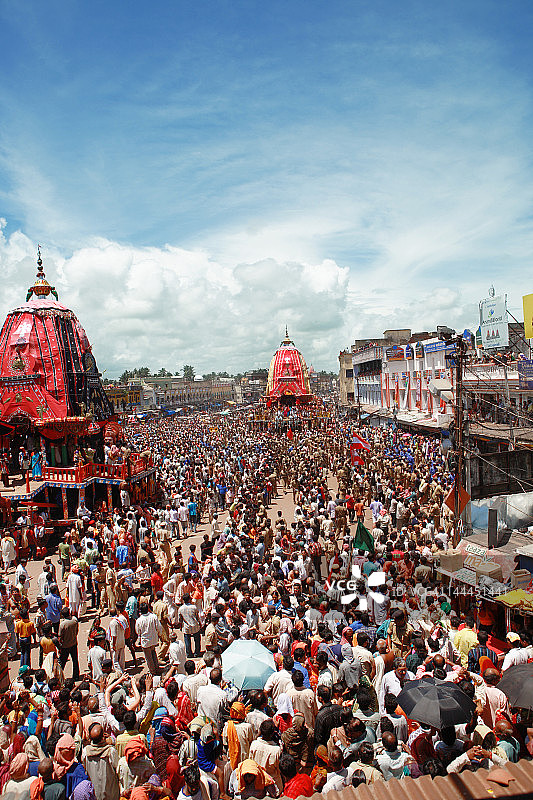 奥里萨邦普里贾甘纳特 रथ  यात्रा节图片素材