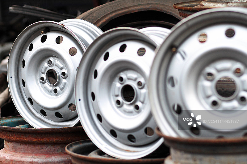 合金轮毂的视图图片素材