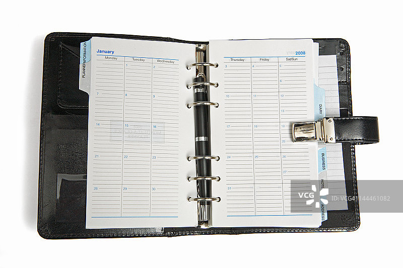 日记本中的笔图片素材