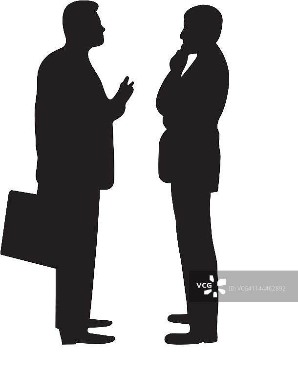 两个人的插画图片素材