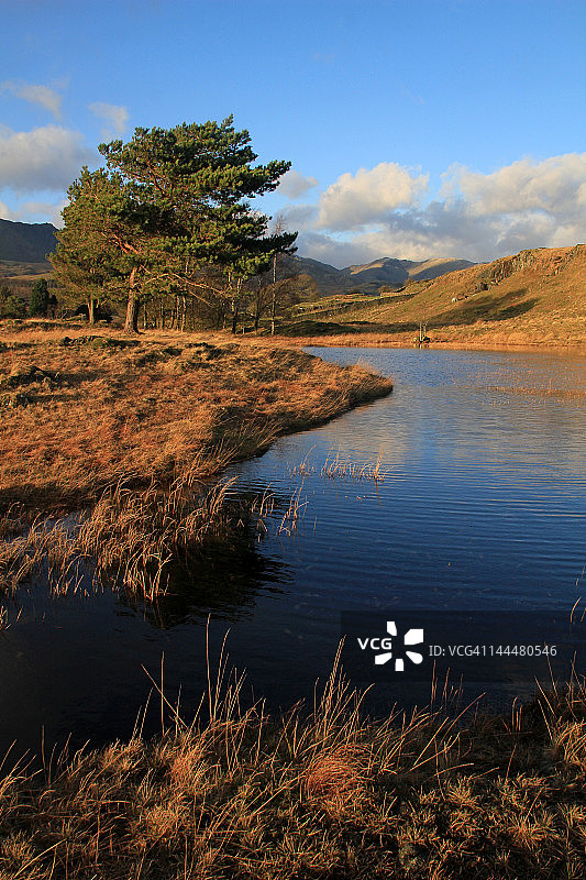 凯利霍尔湖图片素材