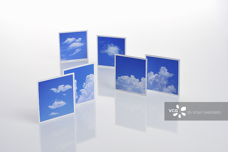 蓝色天空的照片图片素材