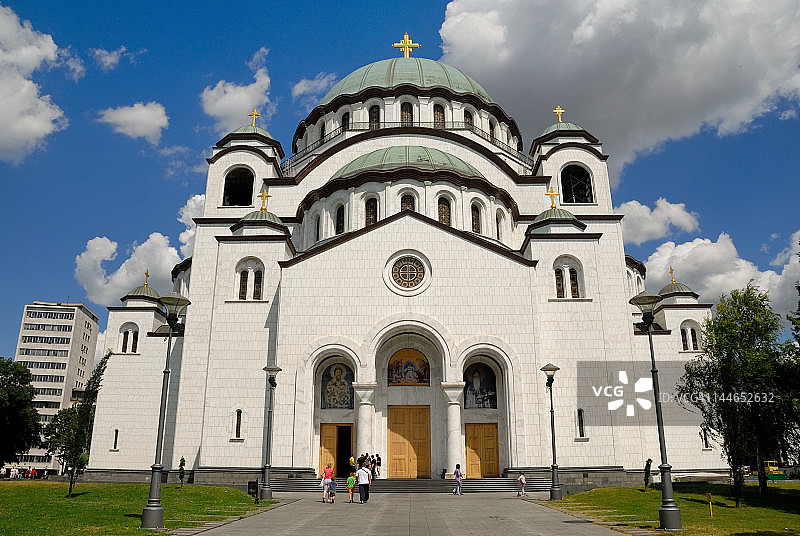 圣萨瓦大教堂图片素材