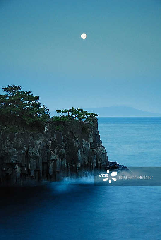 城崎海岸的月光图片素材