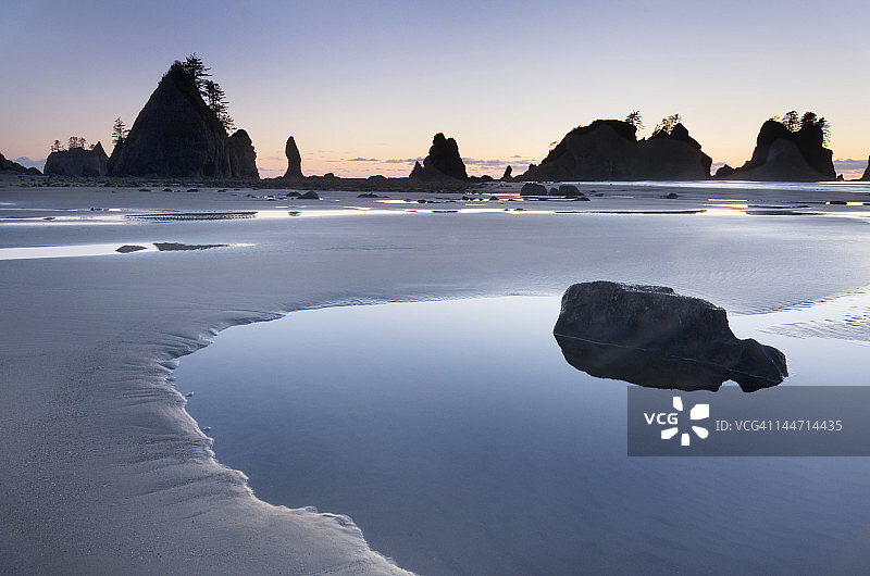 奥林匹克国家公园华盛顿州海滩图片素材