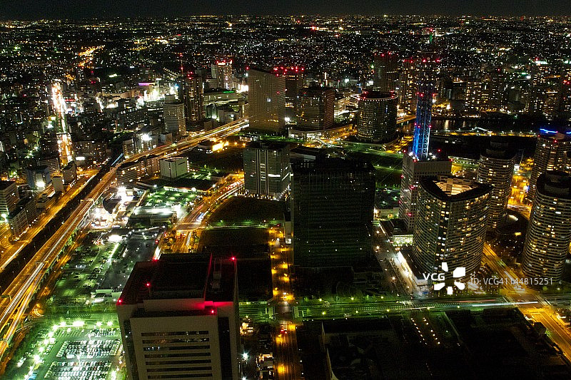 横滨夜景图片素材