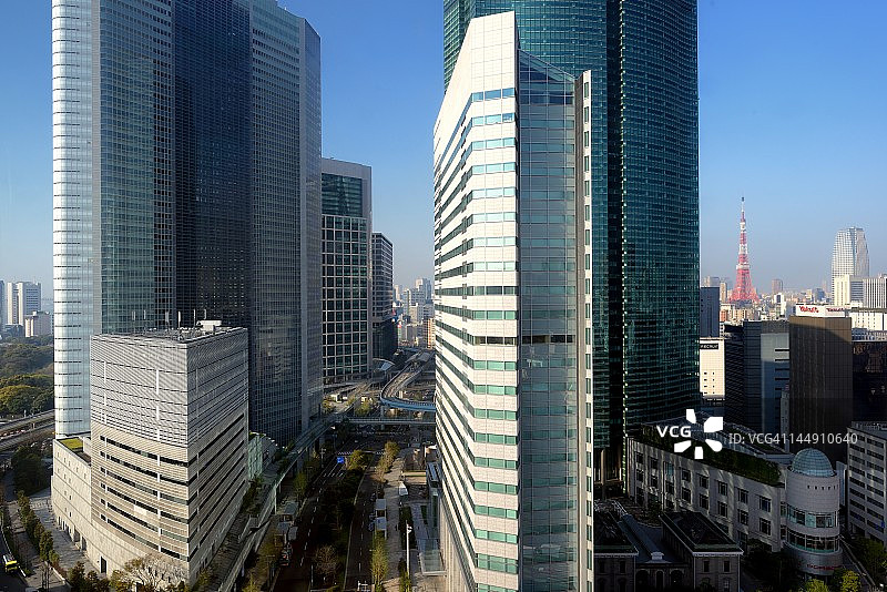 汐留的摩天大楼图片素材