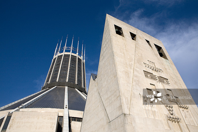 英国利物浦大都会大教堂图片素材