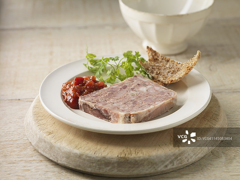 肉酱猪肉酱盘图片素材