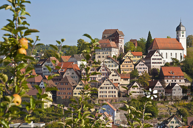 德国巴登-符腾堡州阿尔滕斯泰格市景图片素材