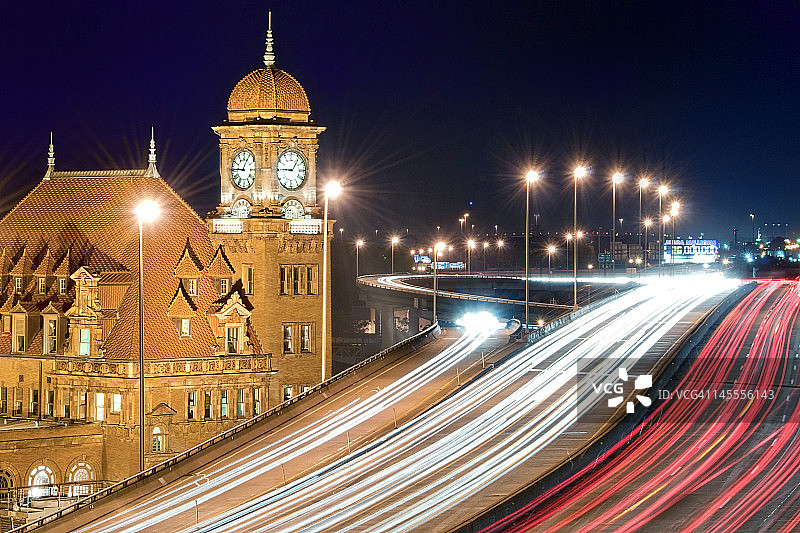 主街车站和I95公路图片素材