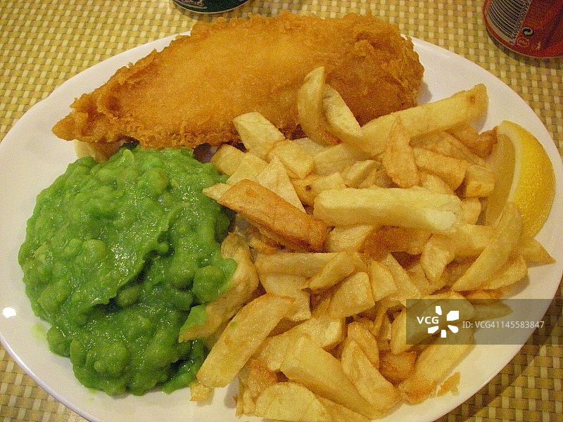 鱼和薯片图片素材