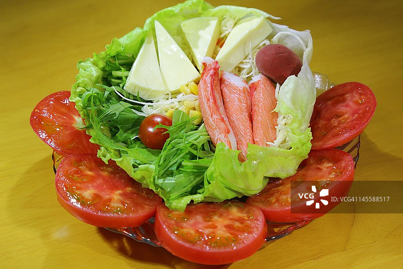 番茄沙拉图片素材
