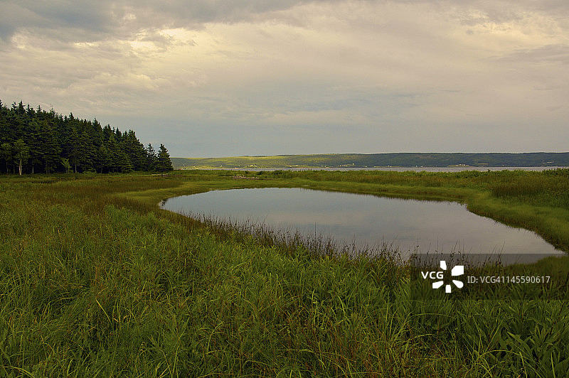 新斯科舍省布拉多尔湖的克拉蒙德群岛图片素材