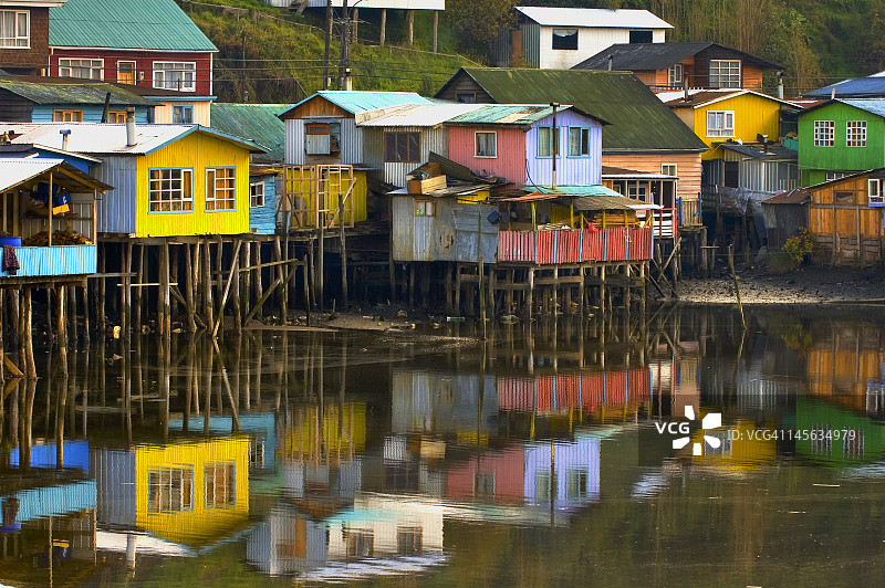 卡斯特罗的高脚屋图片素材