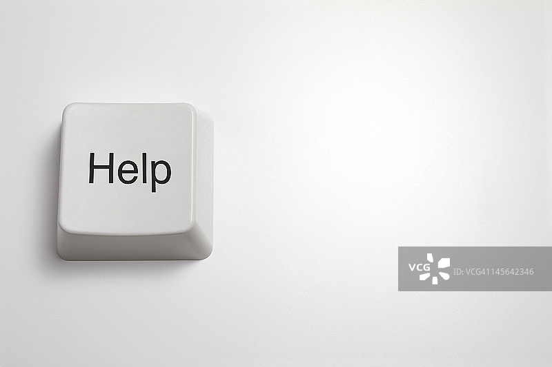 电脑键盘上的“Help”键图片素材