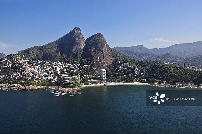 维迪加尔贫民窟鸟瞰图片素材