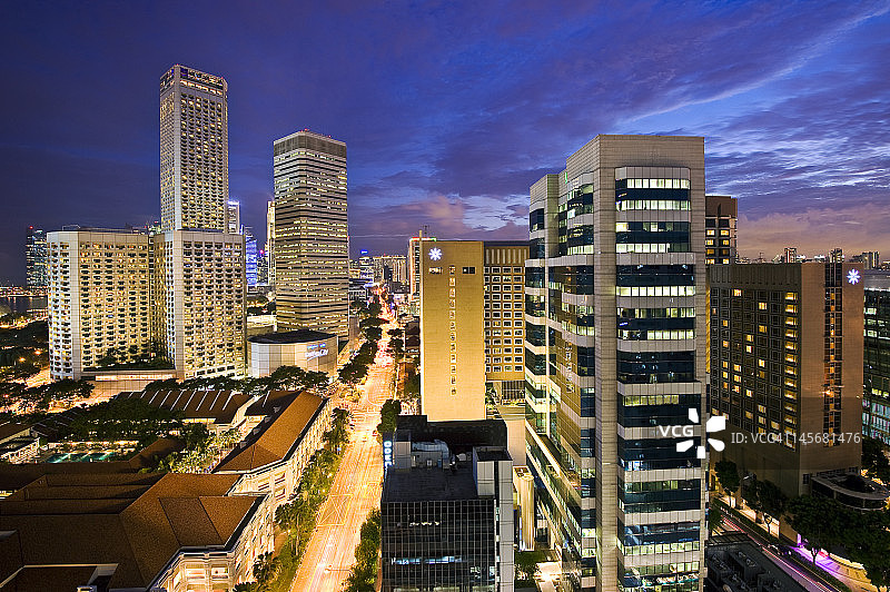 新加坡城市景观图片素材