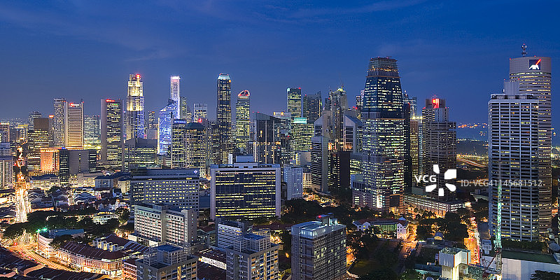 新加坡城市全景图片素材