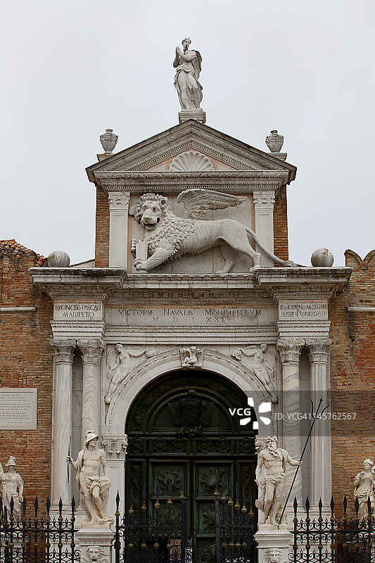 威尼斯军械库主入口图片素材