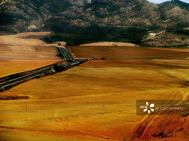 山路田野图片素材