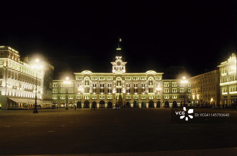 的里雅斯特意大利统一广场图片素材