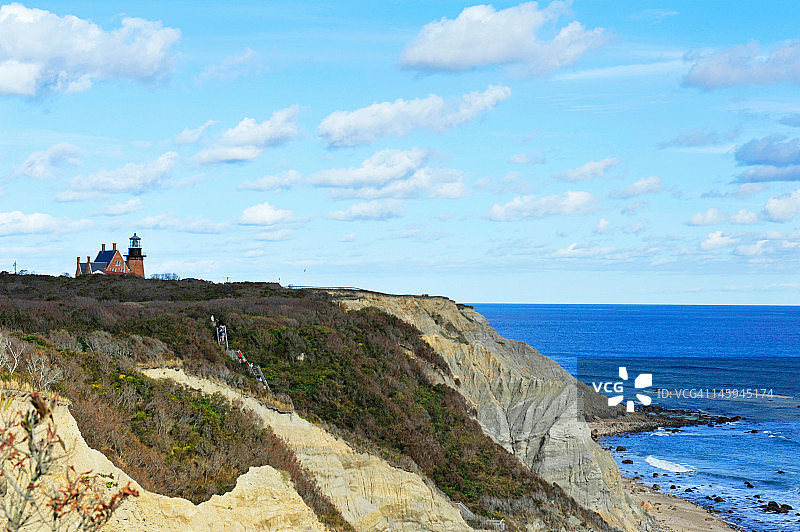 布洛克岛灯塔景观图片素材