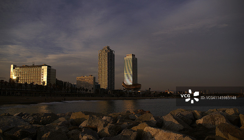 港口岩石图片素材