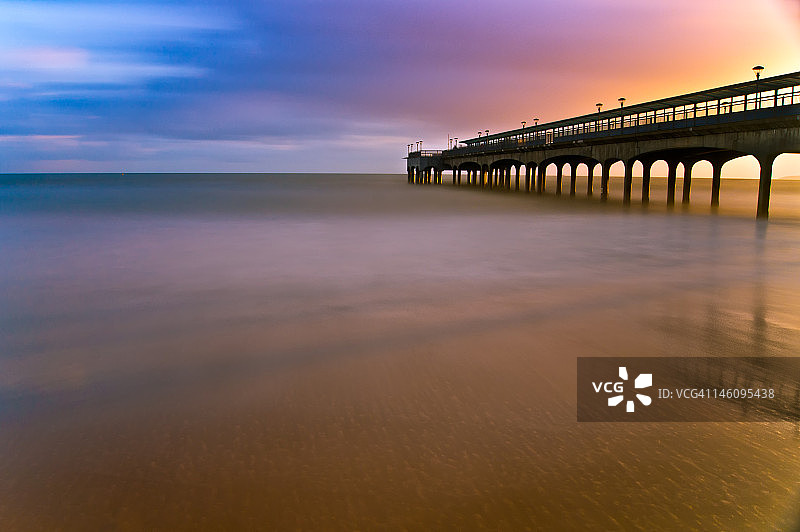 博斯科姆日落图片素材