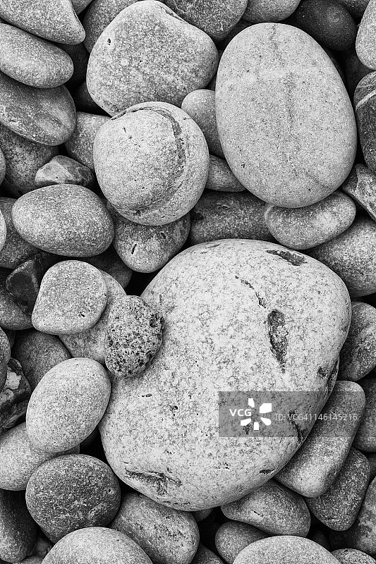 泰恩赛德海滩上的岩石图片素材