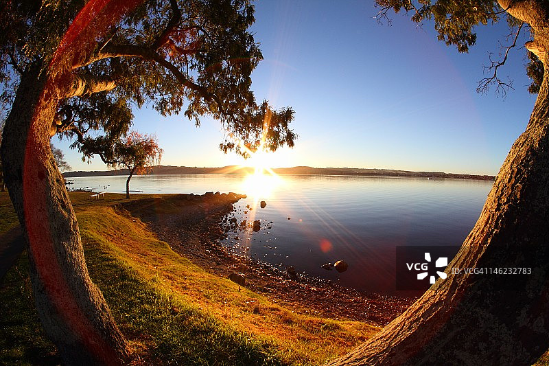 陶波湖图片素材