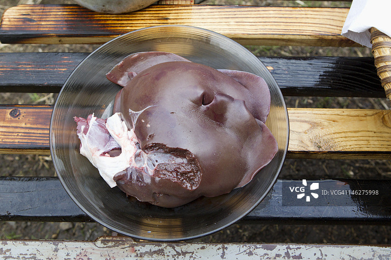 生猪肝图片素材