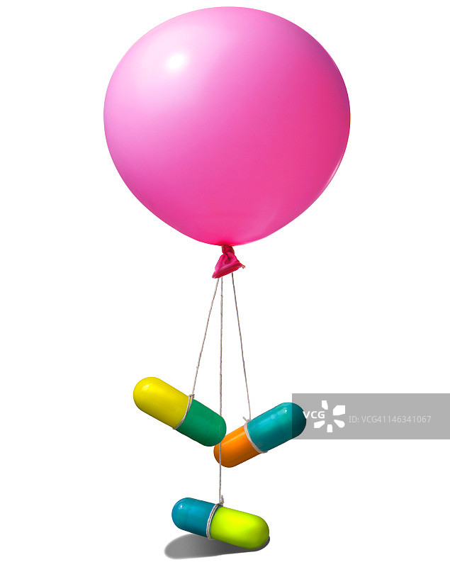 药丸和气球图片素材