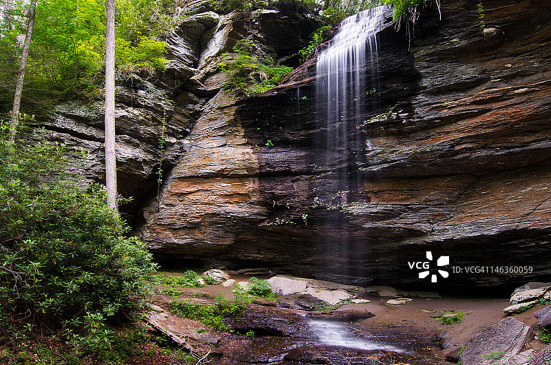 穆尔湾瀑布图片素材