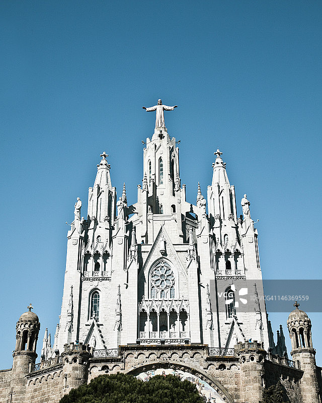 蒂比达博教堂图片素材