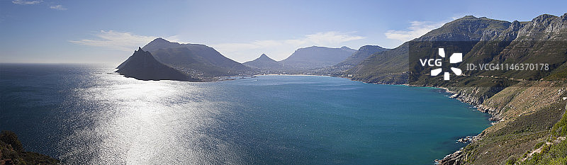 从查普曼峰俯瞰豪特湾图片素材