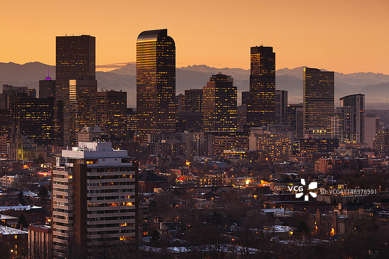 市中心（鸟瞰图）图片素材