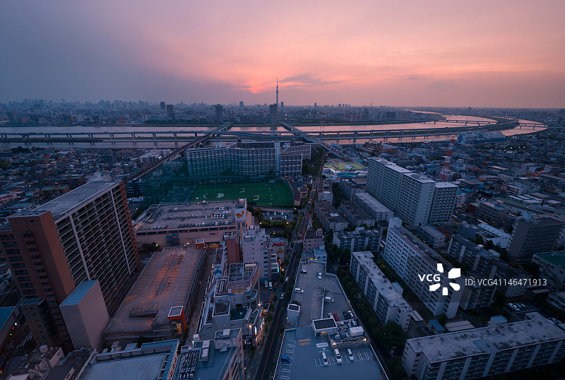 东京东部建筑景观图片素材