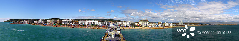 伊斯特本海滨全景图片素材