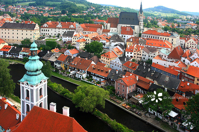 捷克 切斯基·克鲁姆洛夫图片素材