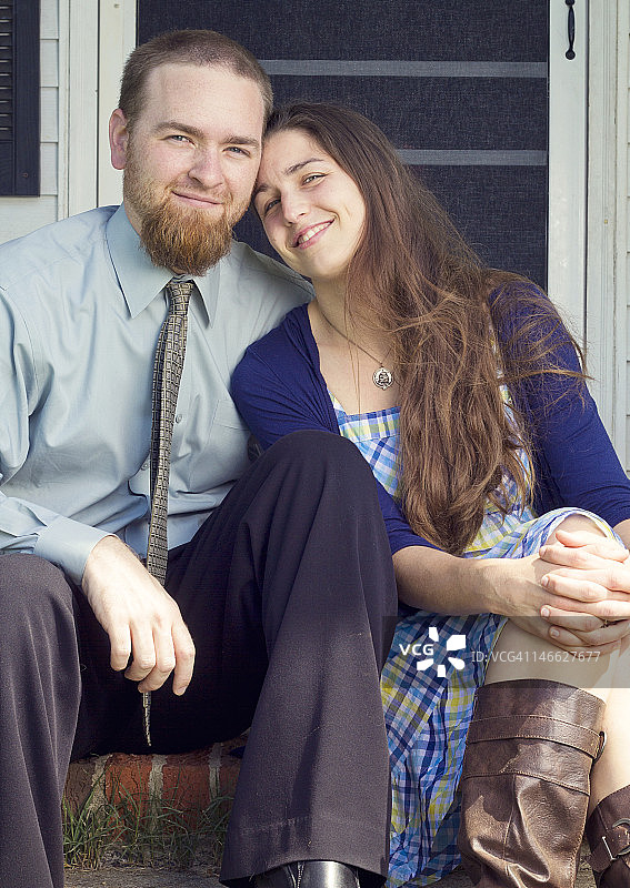 情侣肖像图片素材