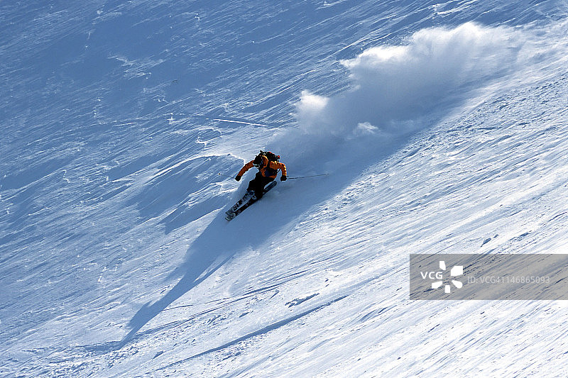 急速滑雪图片素材
