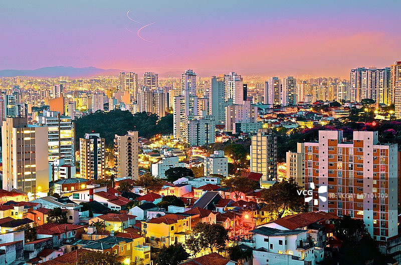 圣保罗夜景图片素材
